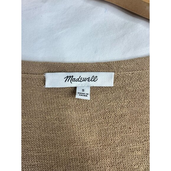 Madewell Linen Blend Palmdale Pullover Sweater size Small - Picture 3 of 7